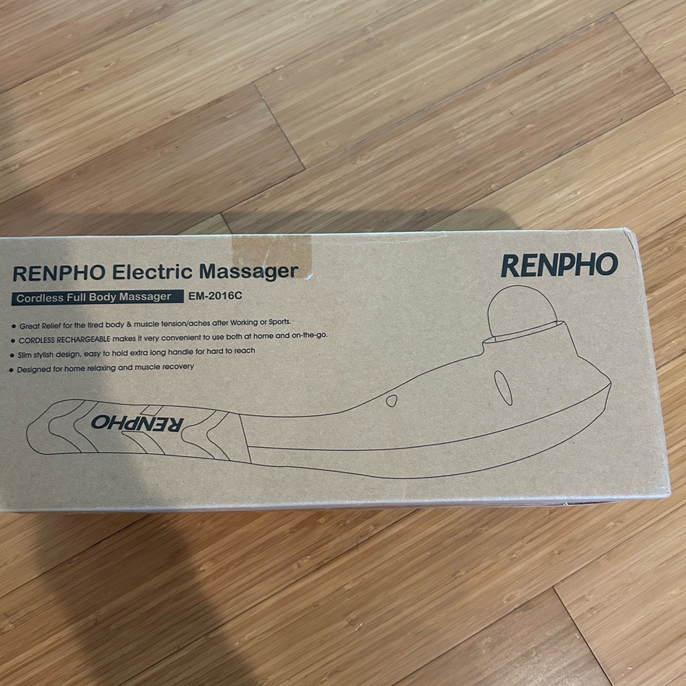 RENPHO Cordless Electric Massager - Gray